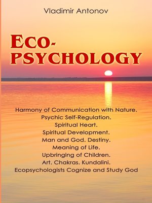 cover image of Ecopsychology